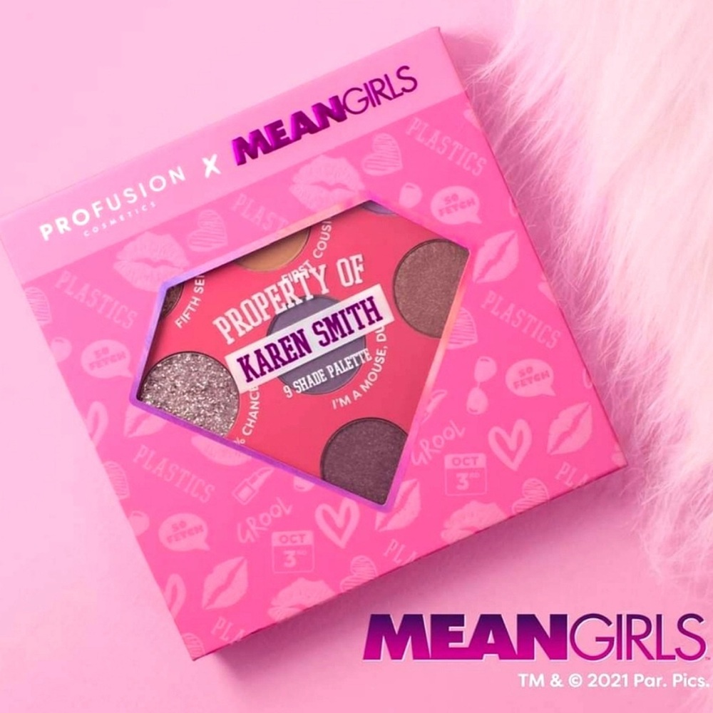 Profusion Cosmetics Mean Girls Eyeshadow Palette Karen Smith New